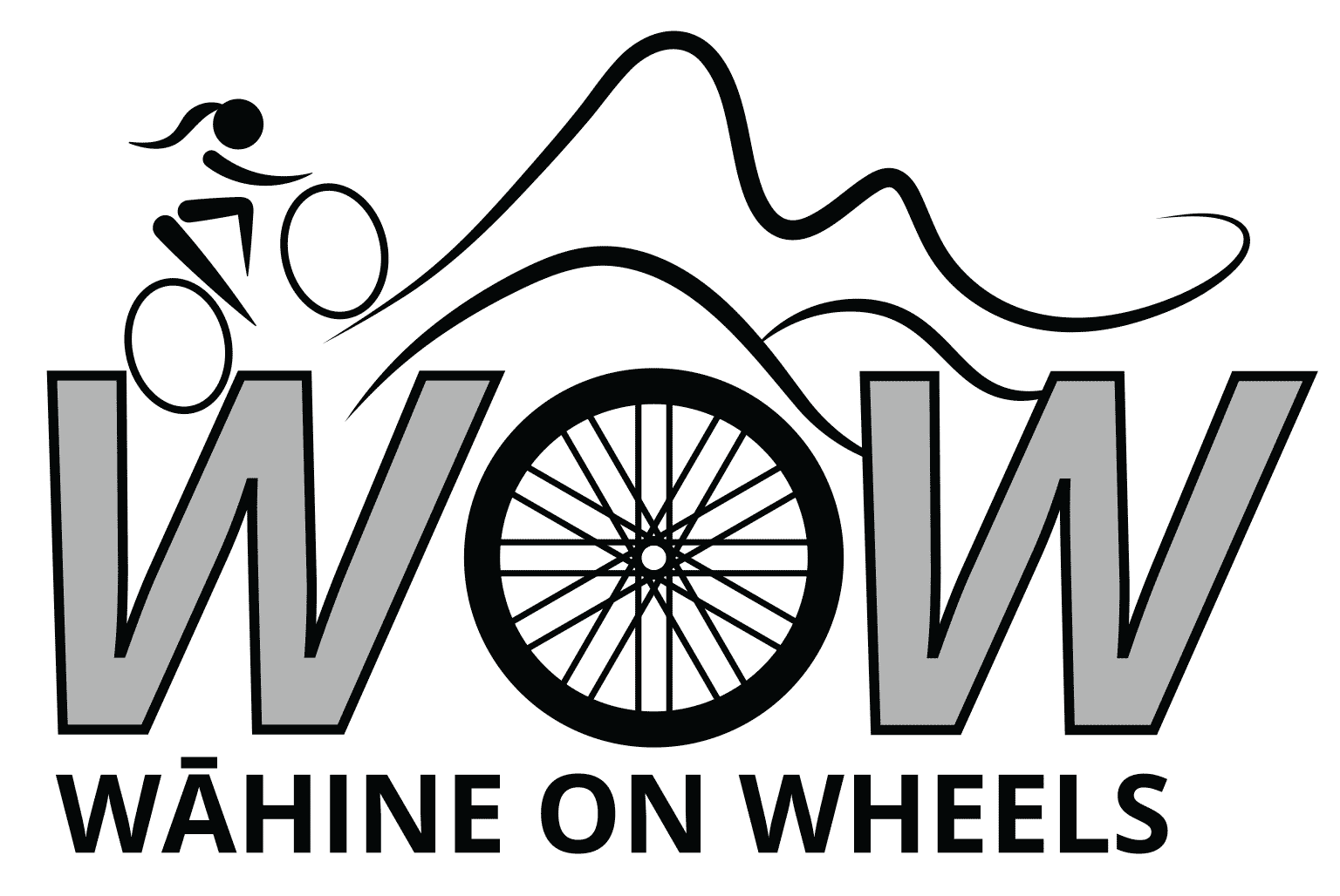 Wāhine on Wheels Logo